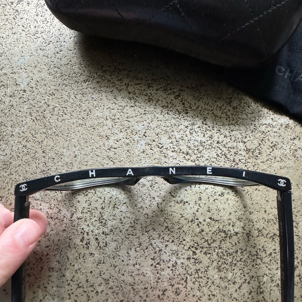 CHANEL Black prescription glasses, with Case and with Soft Pouch. - Picture 7 of 16